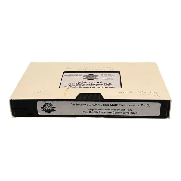 Vintage 2001 VHS Interview with Joan Mathews-Larson PhD Health Recovery Center - Picture 4 of 8